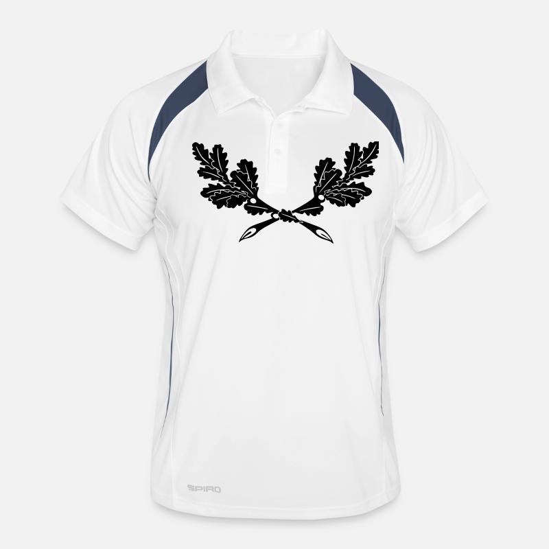 Eiche Logo Jäger 2 Männer Polo atmungsaktiv