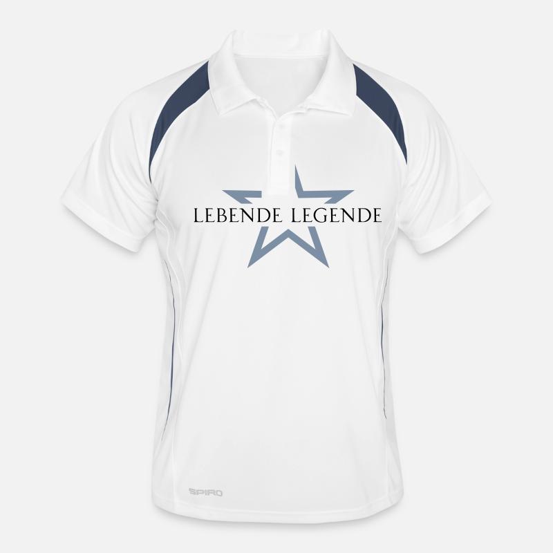 Lebende Legende Männer Polo atmungsaktiv