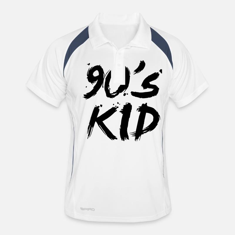 90s kid Männer Polo atmungsaktiv