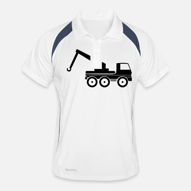 Abschleppwagen Männer Polo atmungsaktiv