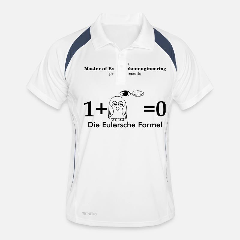 Eulersche Formel Eule Pi Eye Männer Polo atmungsaktiv