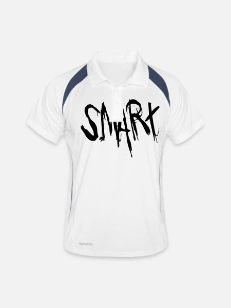 Smart - Men's Polo breathable - white/navy - Front