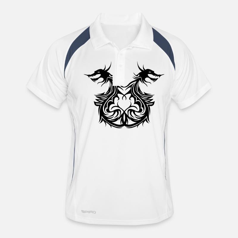 drachen Männer Polo atmungsaktiv
