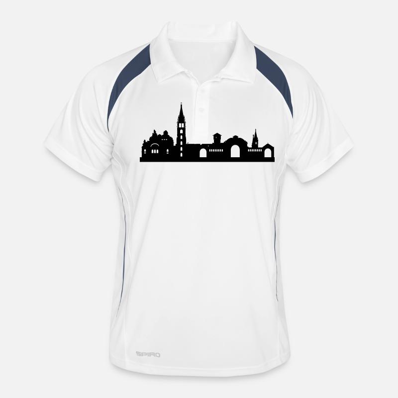 Nuremberg Skyline small Men's Polo breathable