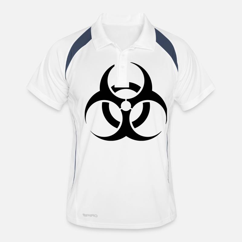 Biohazard Männer Polo atmungsaktiv