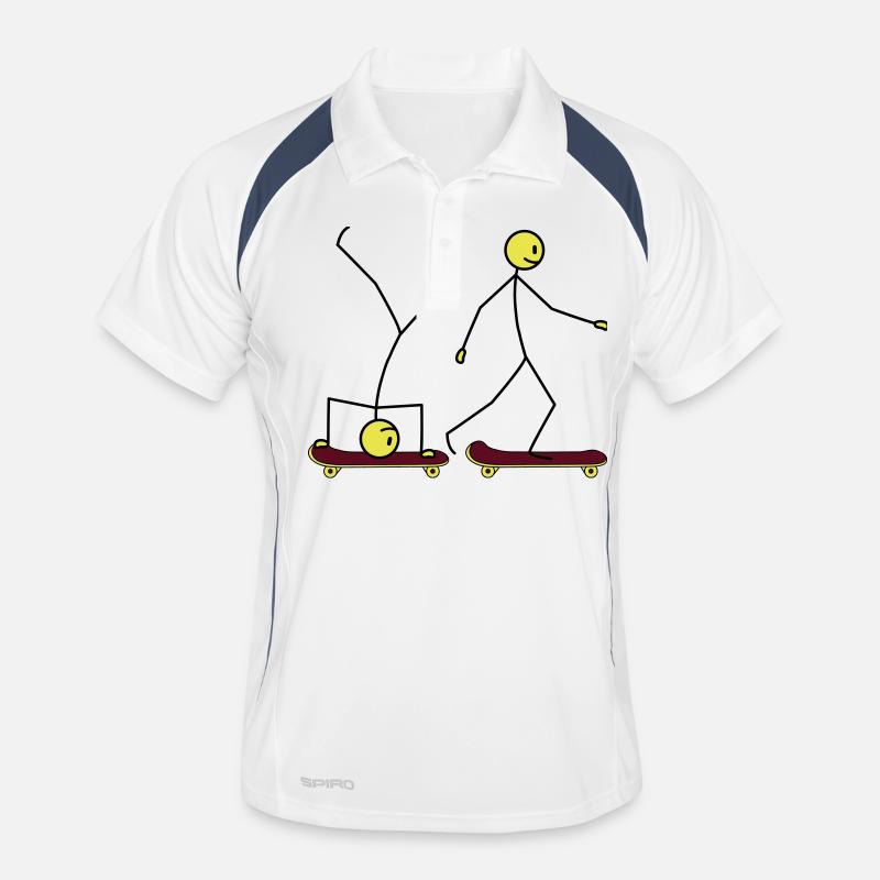 Skateboard Fun Men's Polo breathable