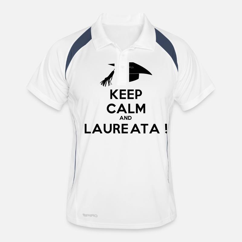 keep_calm_and_laureata Männer Polo atmungsaktiv