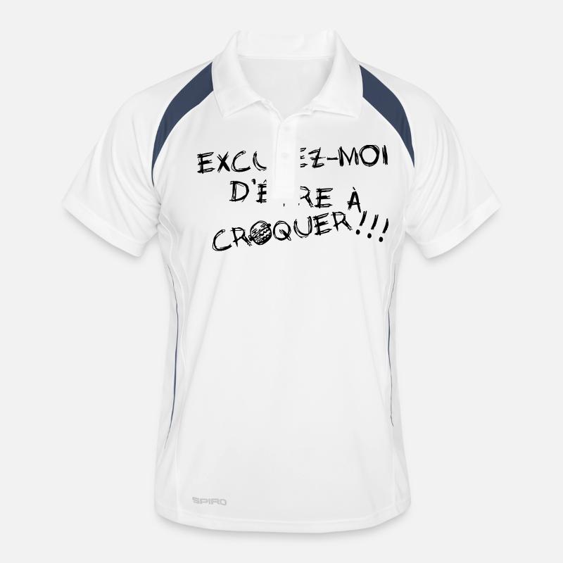 Sorry to be chewable Men's Polo breathable