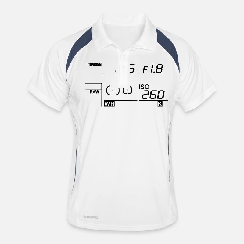 Kamera - Display Männer Polo atmungsaktiv