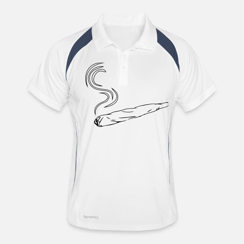 joint design kiffen Polo respirant Homme