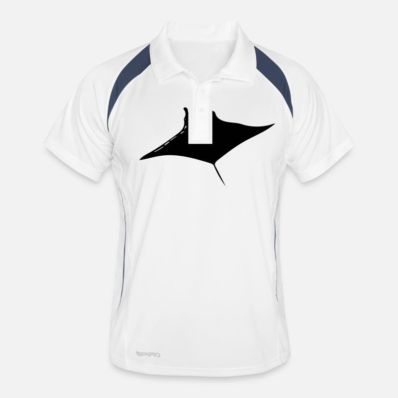 Style vectoriel des raies manta Polo respirant Homme