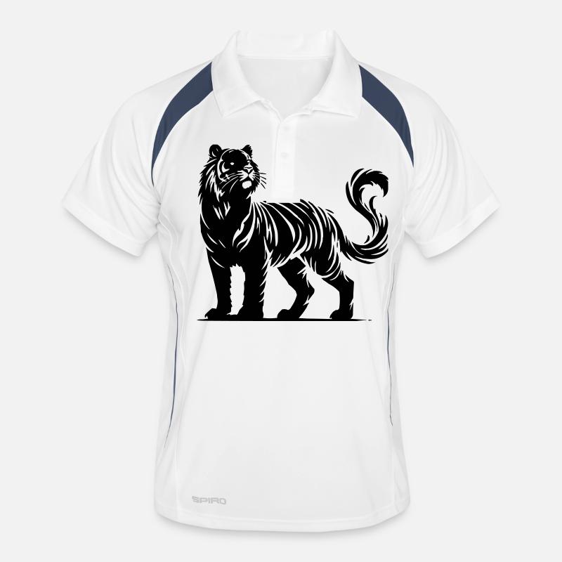 Tiger Animal Men's Polo breathable