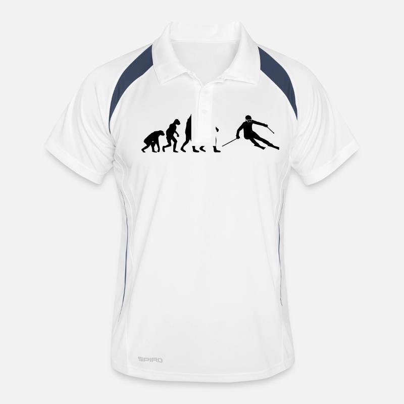 Evolution Alpine Ski Männer Polo atmungsaktiv