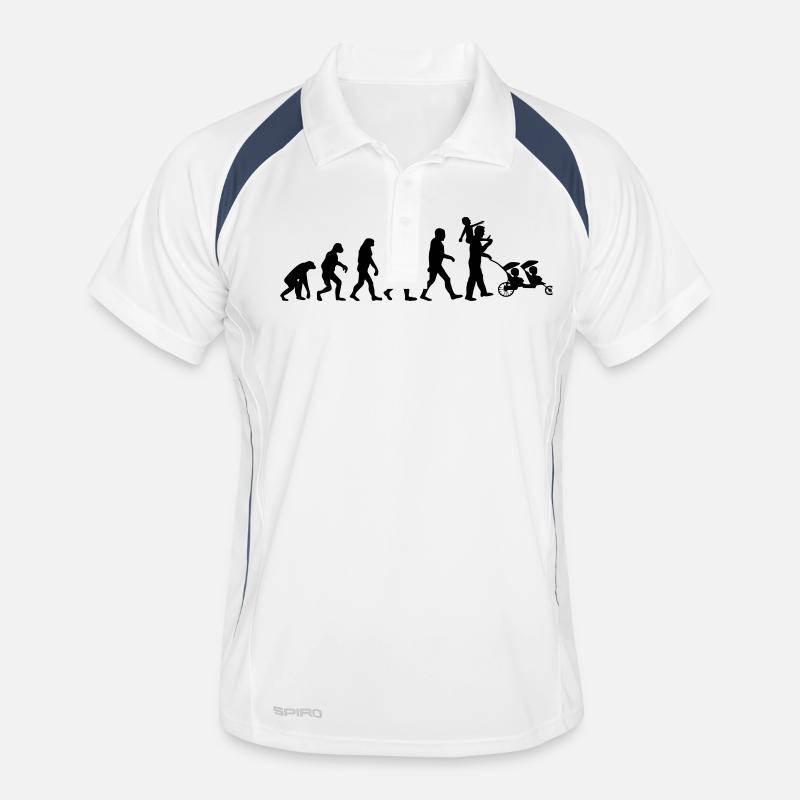evolution daddy famille nombreuse Polo respirant Homme