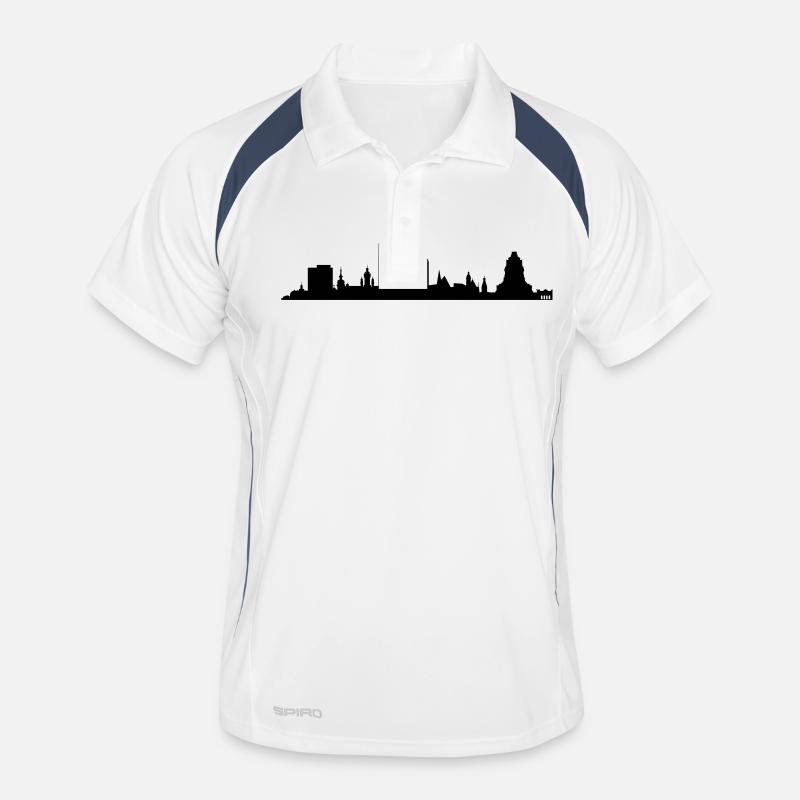 Skyline de Leipzig Polo respirant Homme