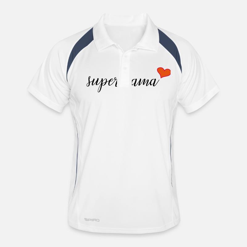 Supermama Männer Polo atmungsaktiv