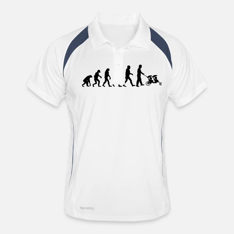 evolution daddy jumeaux Polo respirant Homme