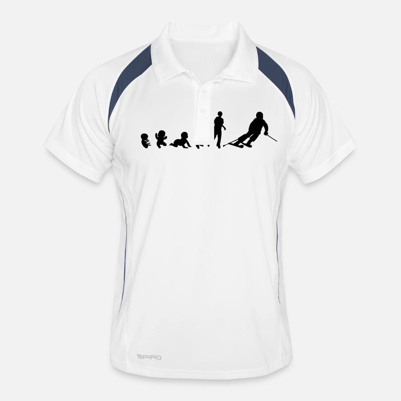 Evolution human rights ski sports Men's Polo breathable