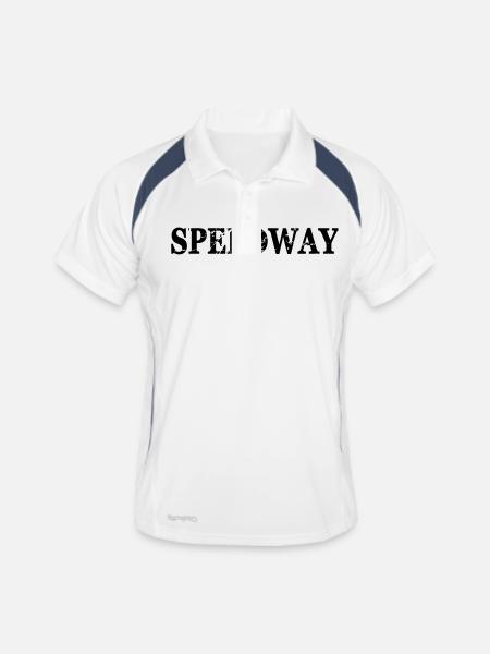 Speedway - Men's Polo breathable - white/navy - Front