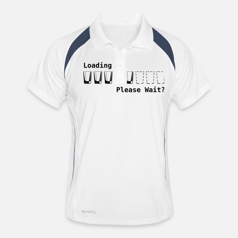 loading please wait Männer Polo atmungsaktiv