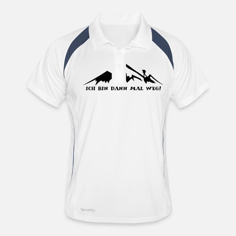 Ich bin dann mal weg2 Männer Polo atmungsaktiv