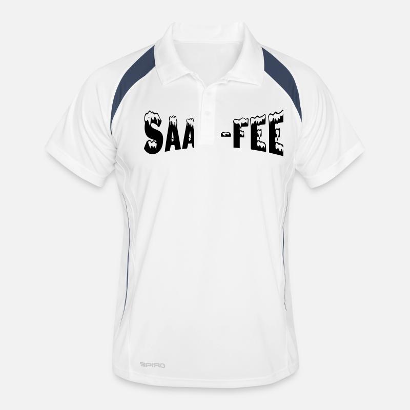 Saas-fee Skiort T-Shirt Männer Polo atmungsaktiv