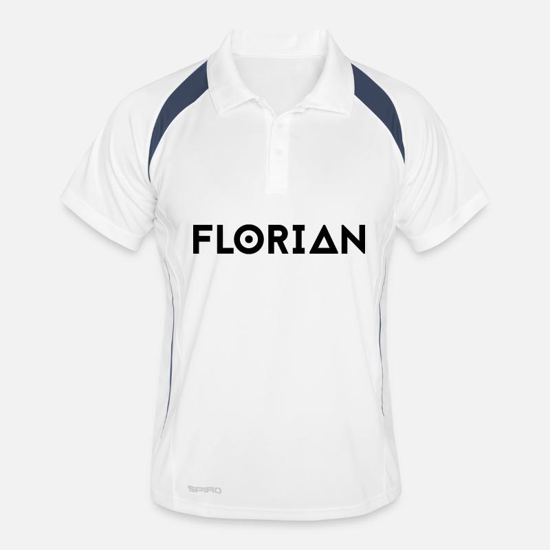 First name Florian Men's Polo breathable