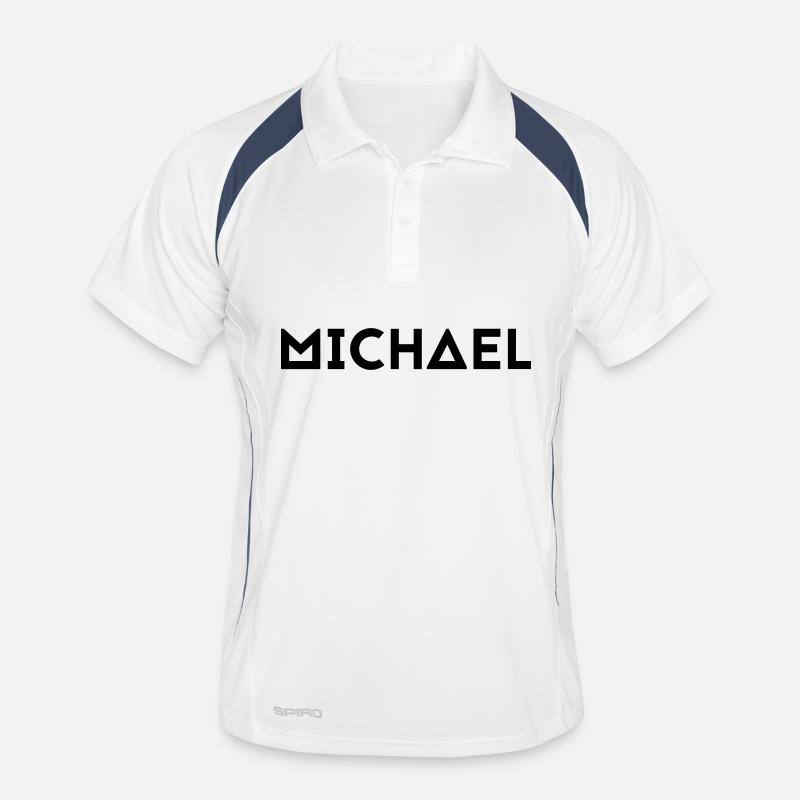 First name Michael Men's Polo breathable