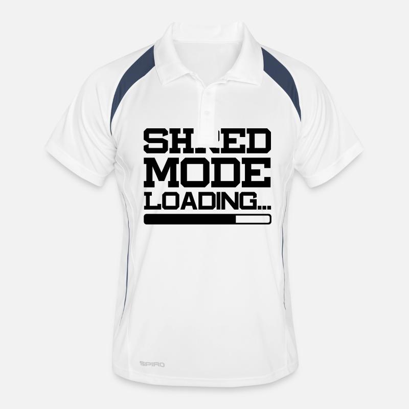 SHRED MODE LOADING Männer Polo atmungsaktiv