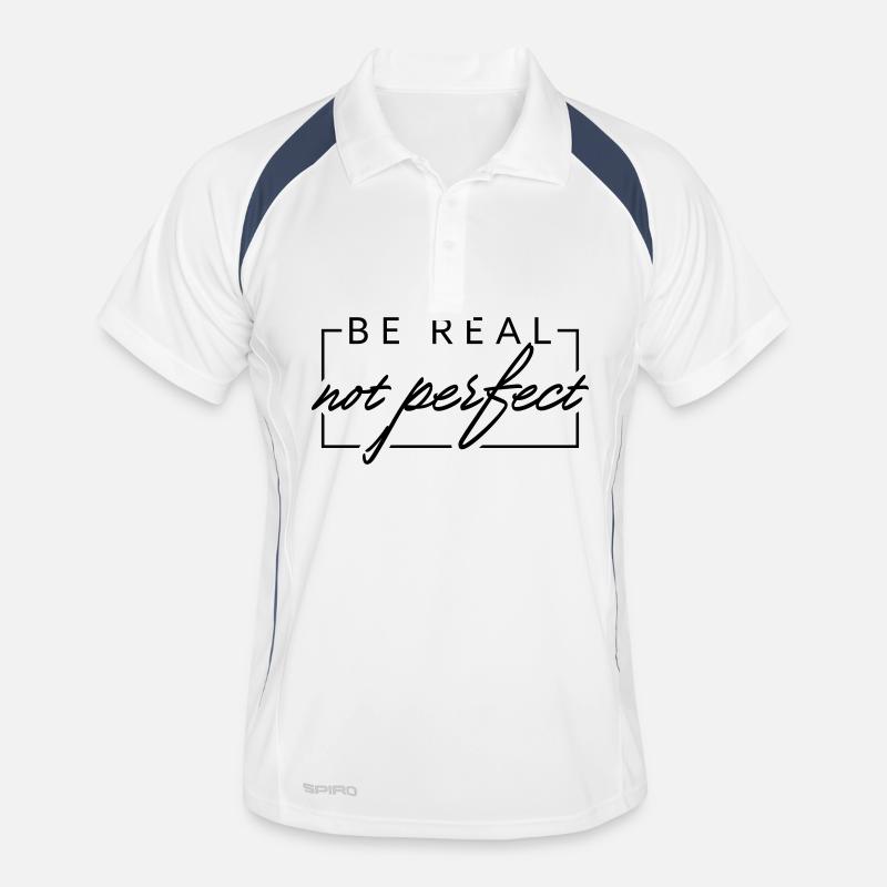 BE REAL not perfect Men's Polo breathable