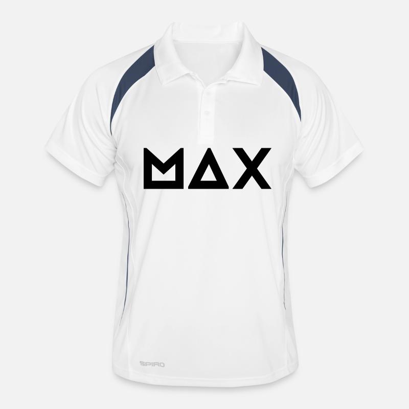 First name Max Men's Polo breathable