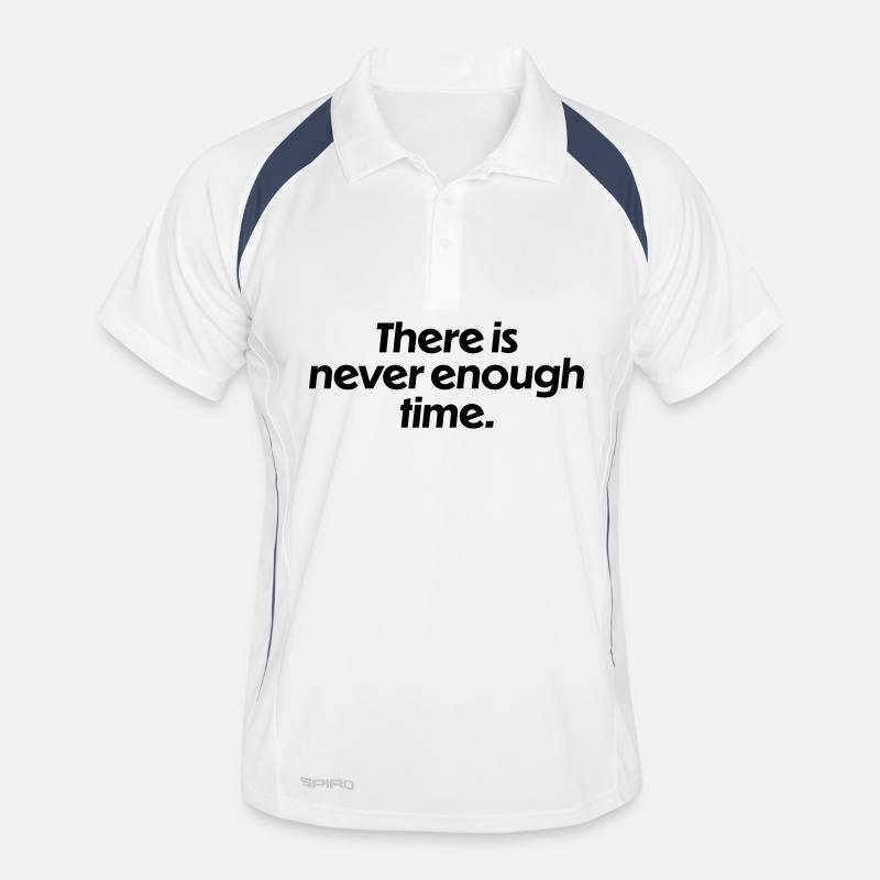 There is never enough time Men's Polo breathable