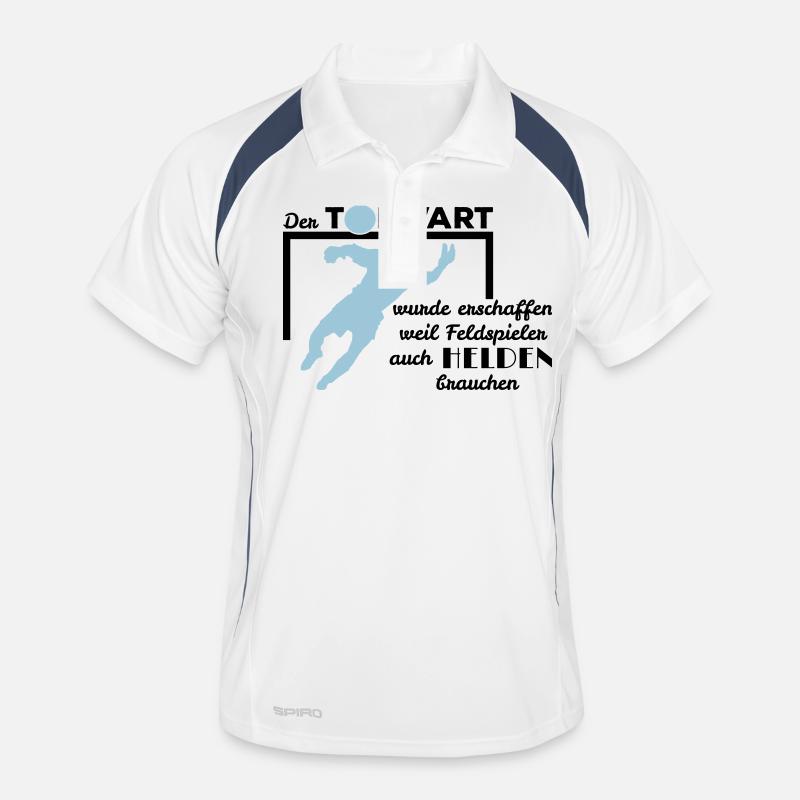 Torwart Held Tor 2-farbig Männer Polo atmungsaktiv