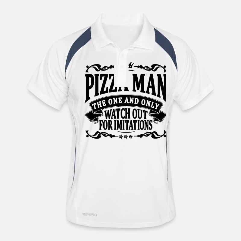 Pizzamann der Einzige Männer Polo atmungsaktiv