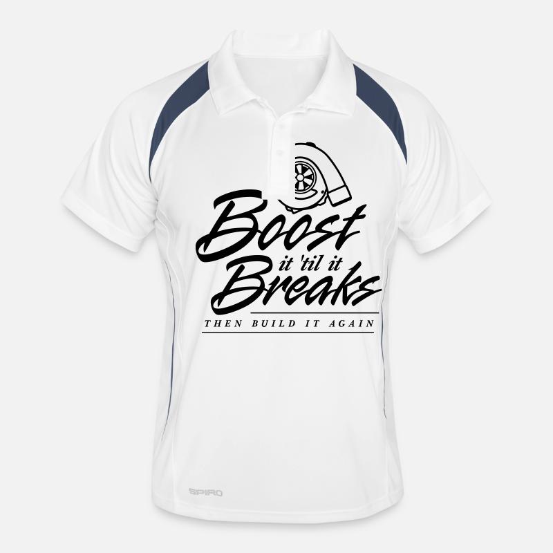Boost it till it Breaks Men's Polo breathable