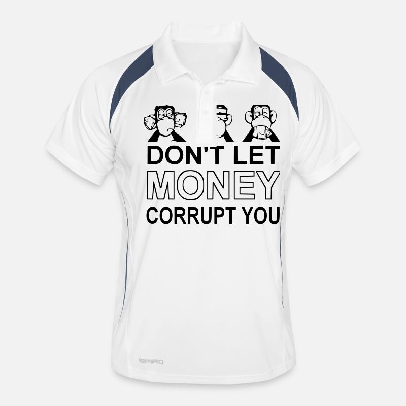 Affe/Monkey Männer Polo atmungsaktiv