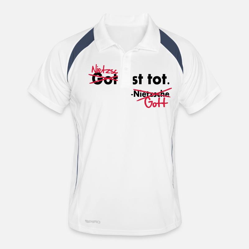 God is dead / Nietzsche joke Vector Men's Polo breathable