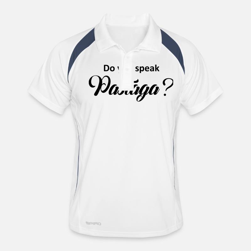 Sprechen Sie Pastaga ? Männer Polo atmungsaktiv