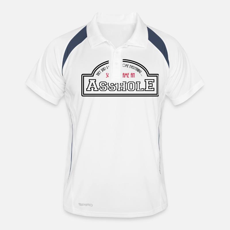 asshole Männer Polo atmungsaktiv
