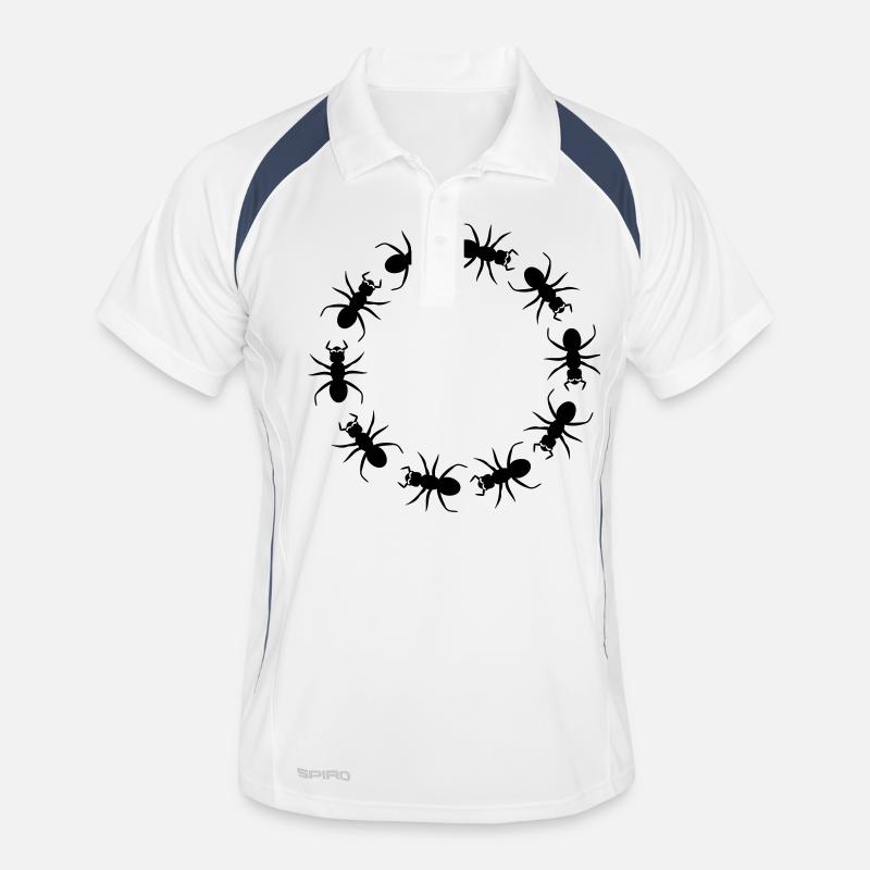 District d'insecte fourmi Polo respirant Homme