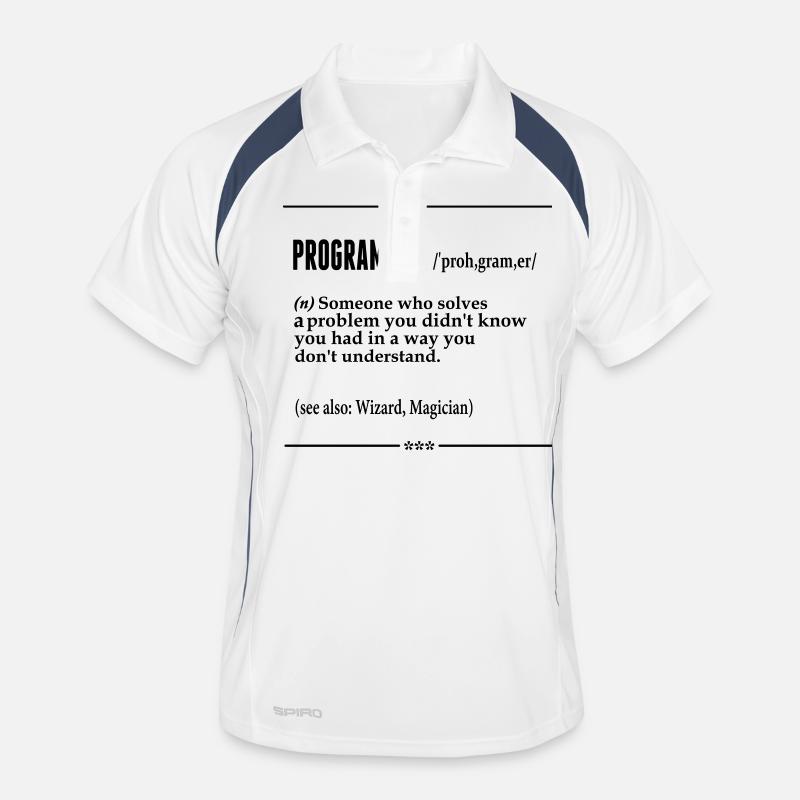 Programmer Noun Men's Polo breathable