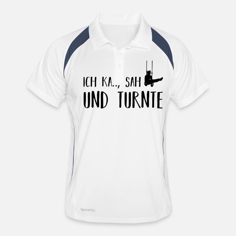 ich kam, sah und turnte Männer Polo atmungsaktiv