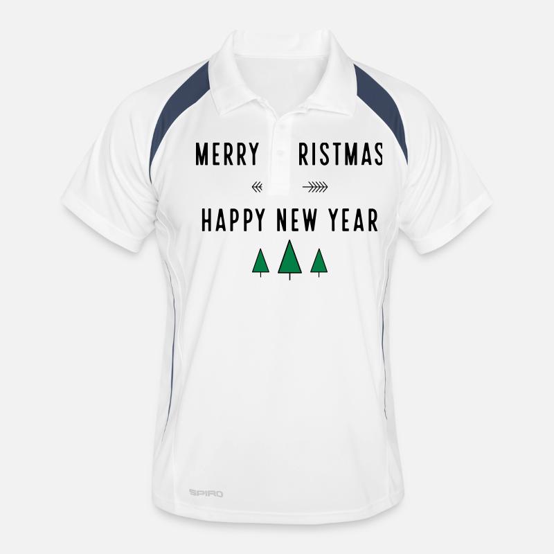Joyeux Noël Polo respirant Homme