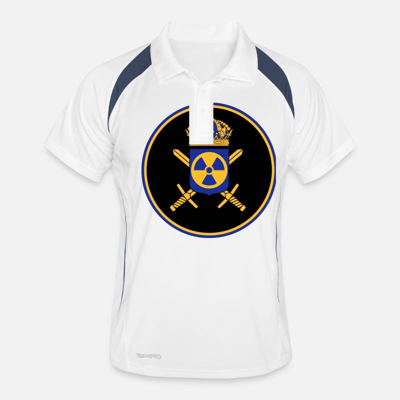 The Swedish Nuclear Weapons Programme - Men's Polo breathable - white/navy