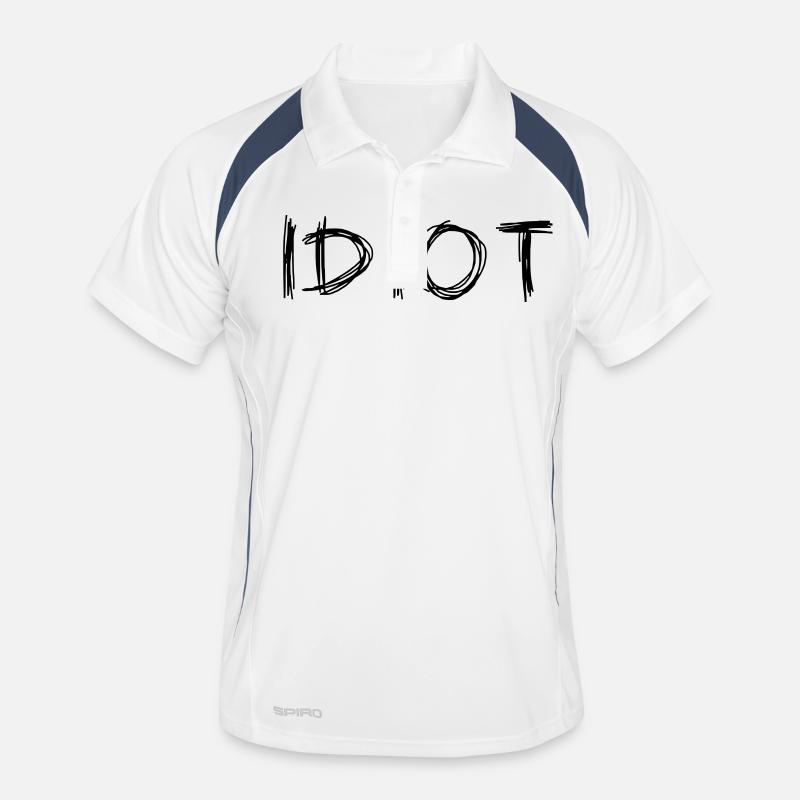 IDIOT Polo respirant Homme