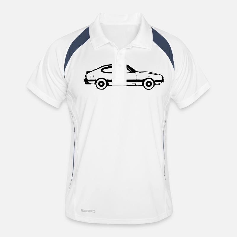 capri - Men's Polo breathable - white/navy
