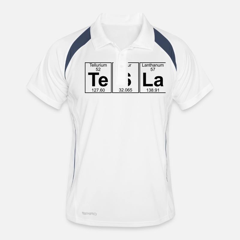Te-S-La (tesla) - Full Men's Polo breathable