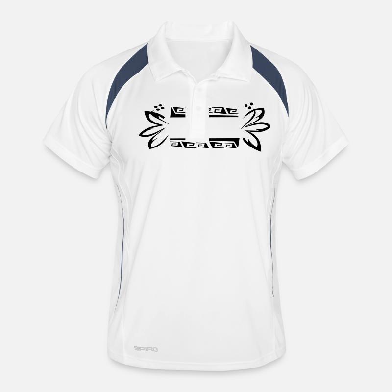 2_tikitexte Polo respirant Homme