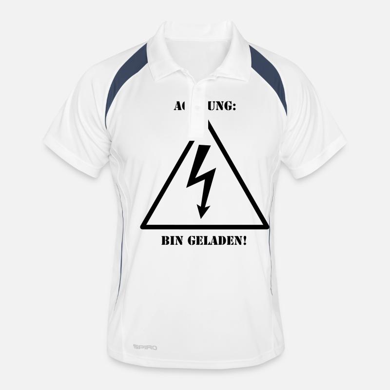 Caution -'m loaded Men's Polo breathable