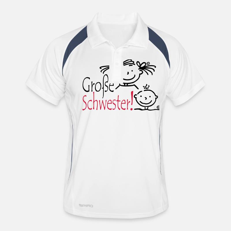 Grosse Schwester Männer Polo atmungsaktiv
